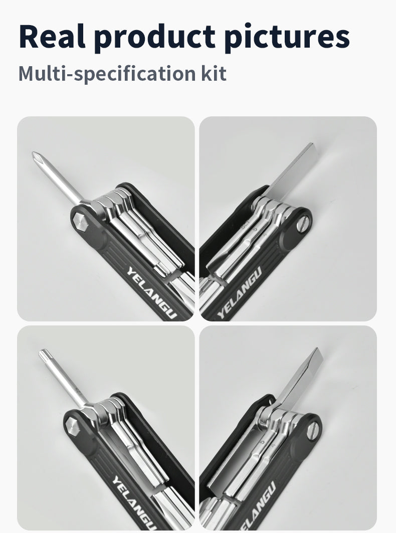10 in 1 Universal DSLR Camera Rig Folding Tool Set With Screwdrivers And Wrenches with 10 Functional Tools