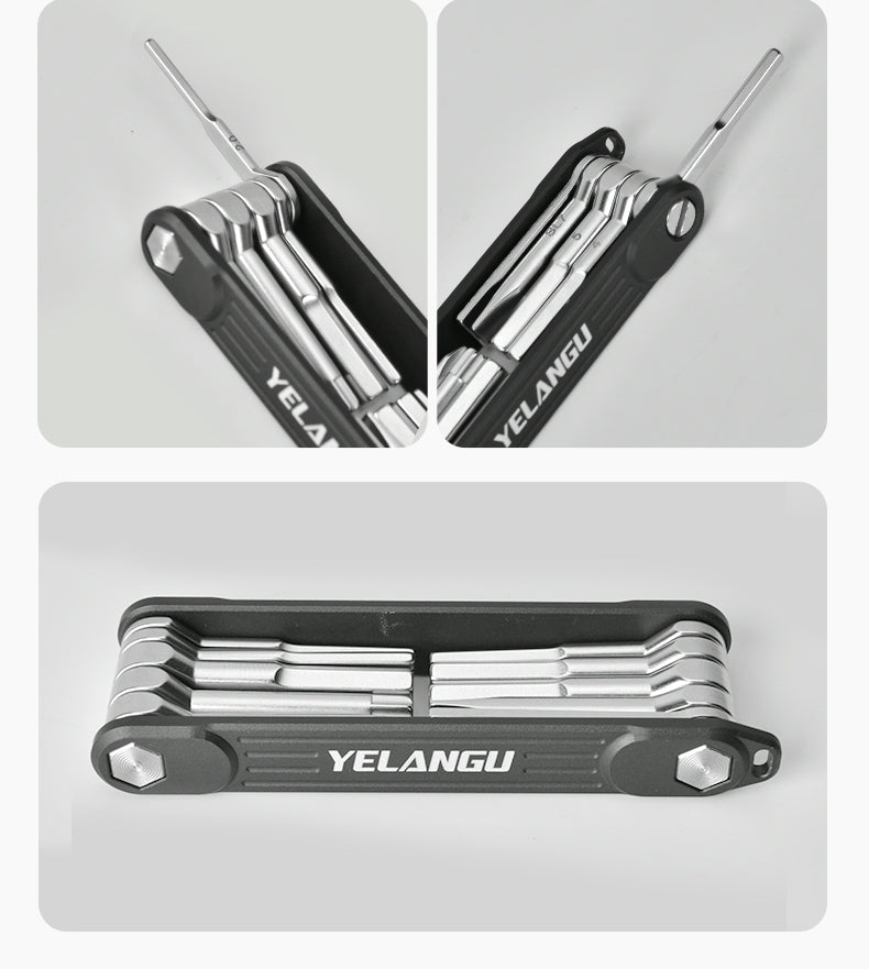 10 in 1 Universal DSLR Camera Rig Folding Tool Set With Screwdrivers And Wrenches with 10 Functional Tools