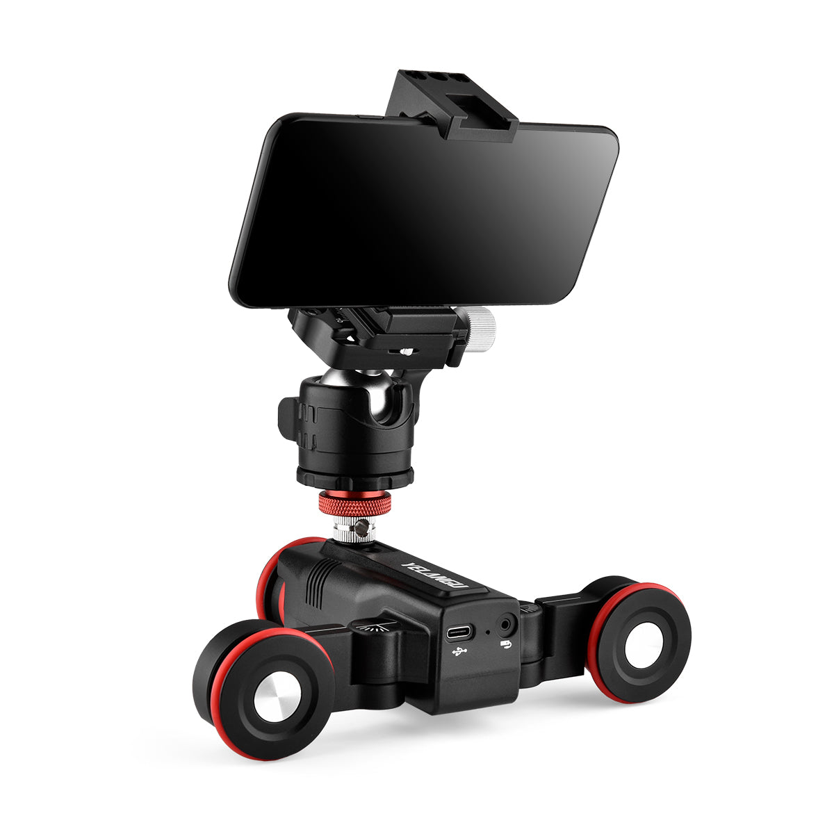 YELANGU L5 Motorized Camera Slider Automatic Video Dolly Car Rail Systems for DSLR Camera Sony iPhone with App Control