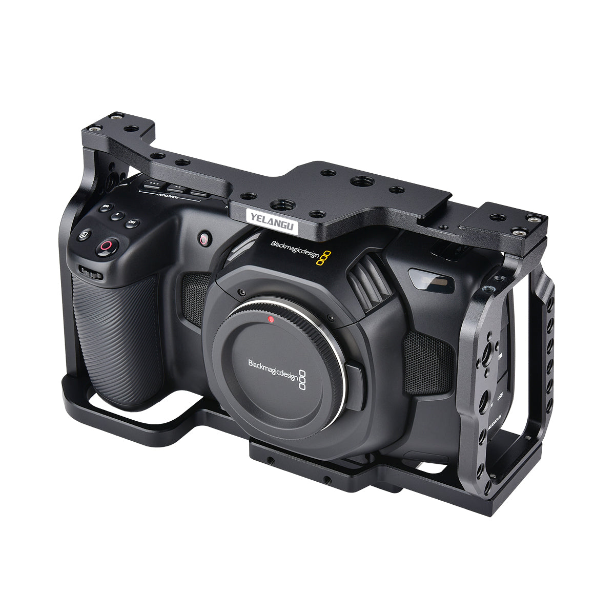 Yelangu C9-A Quick Release Cage for Blackmagic Camera bmpcc 4K & 6K with Quick Release Plate