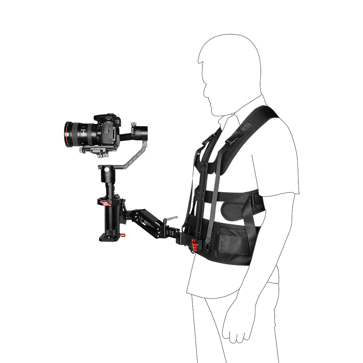 YELANGU B300 Steadycam Gimbal Rig for Electronic 3-Axis Gimbal