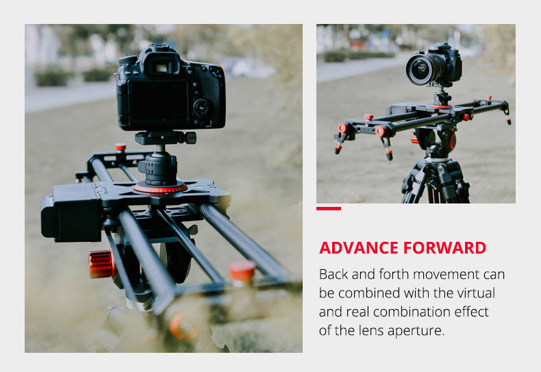 YELANGU L80RC Professional Motozied Video Camera Slider Carbon Fiber Track Rail with Time Lapse Wireless Control