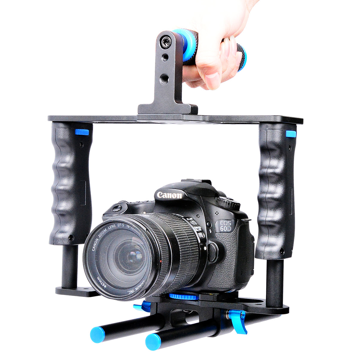 Yelangu C2 Aluminum Alloy Camera Video Cage Film Movie Making Kit Top Handle and Grip Handle