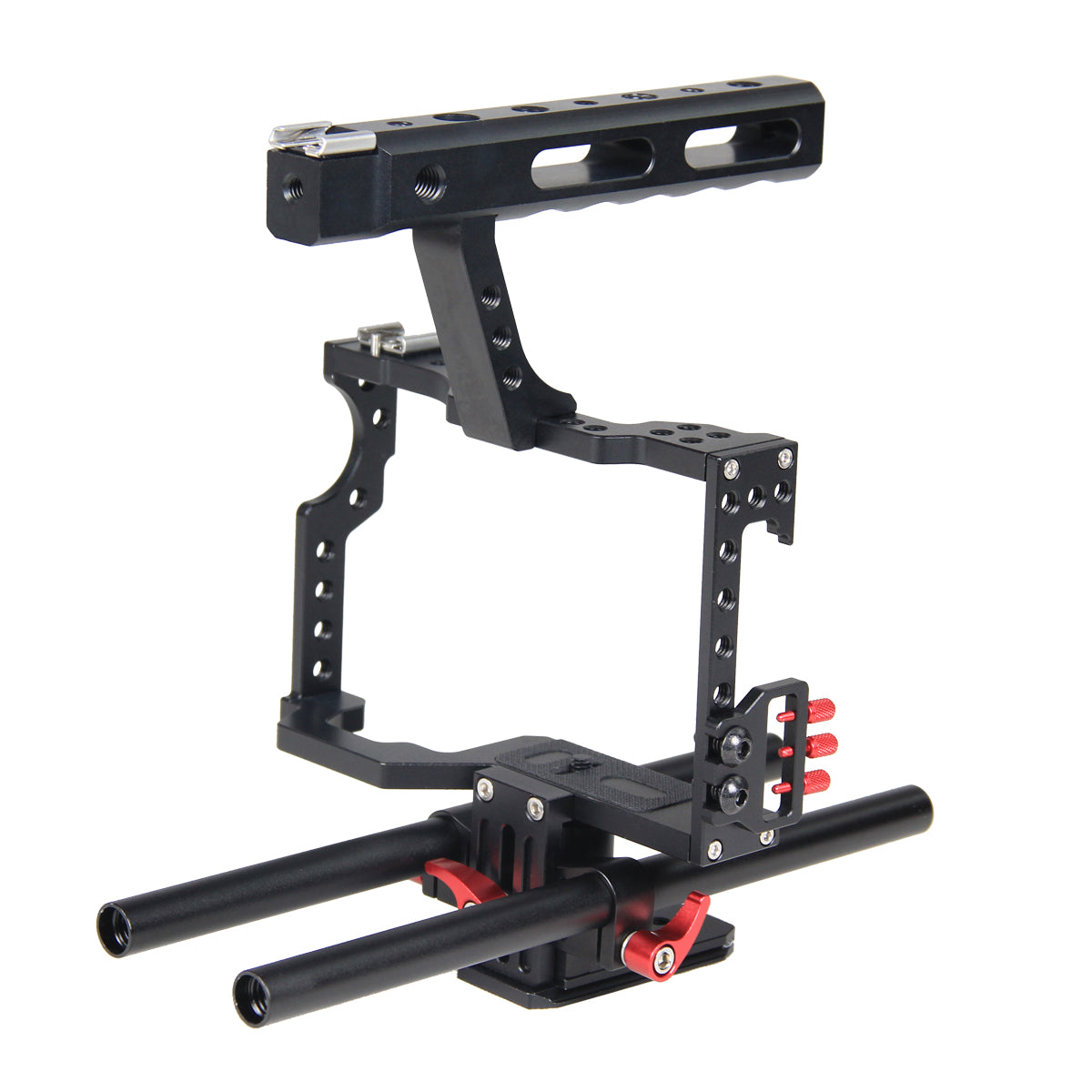 Yelangu C5 Aluminum Alloy Camera Cage for GH4/A7 and More Mirrorless Camera