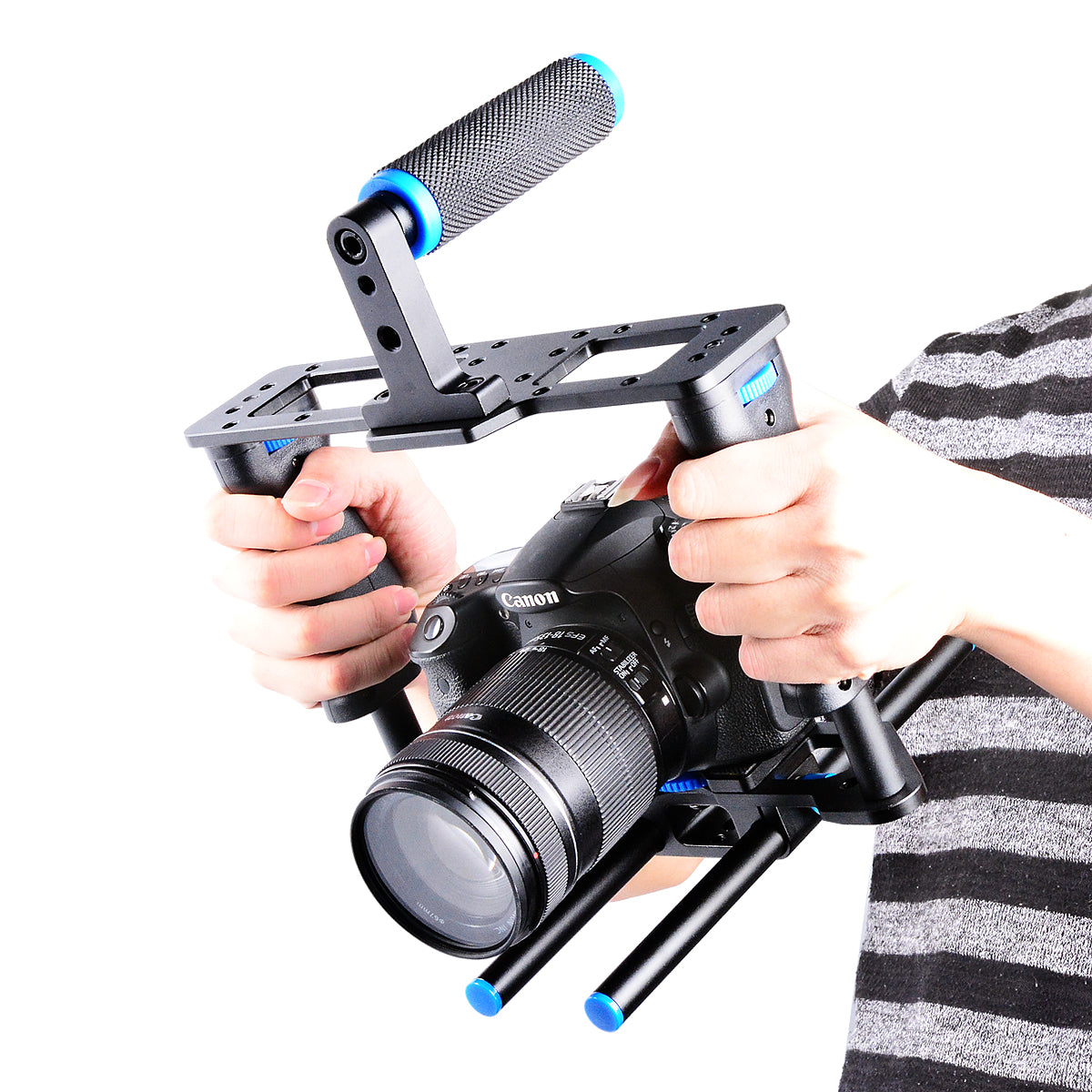 Yelangu C2 Aluminum Alloy Camera Video Cage Film Movie Making Kit Top Handle and Grip Handle