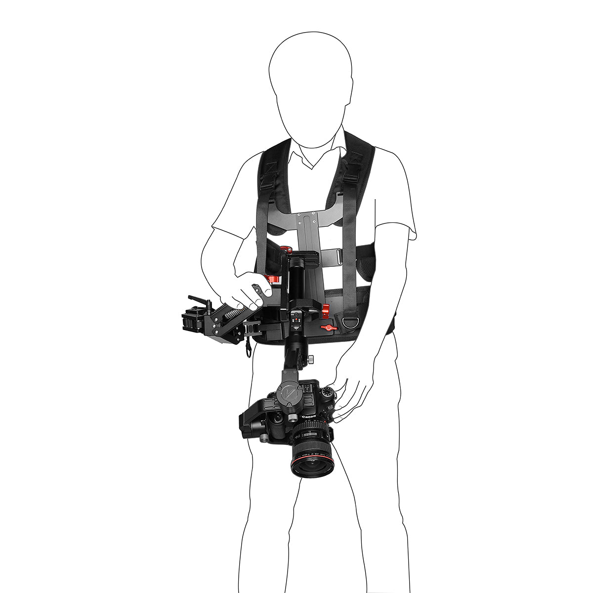 YELANGU B300 Steadycam Gimbal Rig for Electronic 3-Axis Gimbal