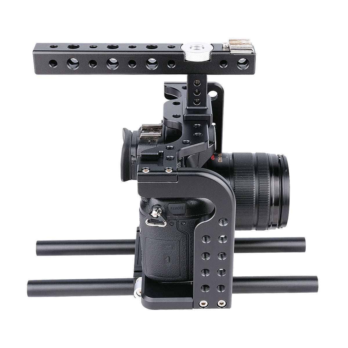 Yelangu C7 GH4/5 Cage Kit for Panasonic Lumix withTop Handgrip, Cage and Dual Rod Baseplate System