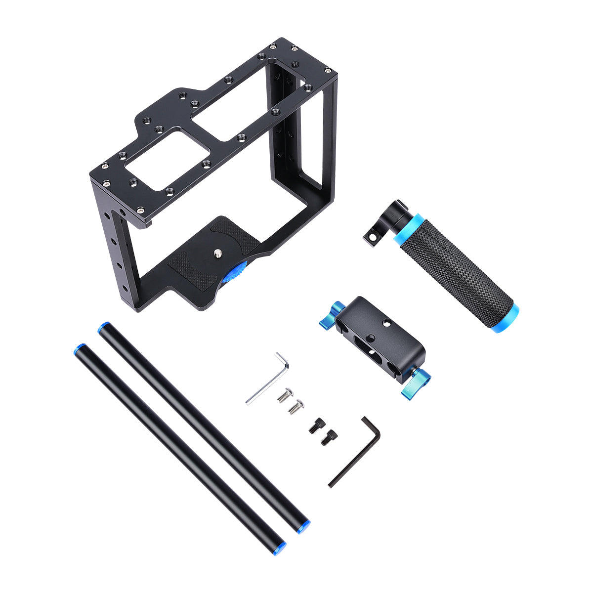 Yelangu C1 Camera Cage for Most Canon Nikon Sony Panasonic Dslr Camera and Mirrorless