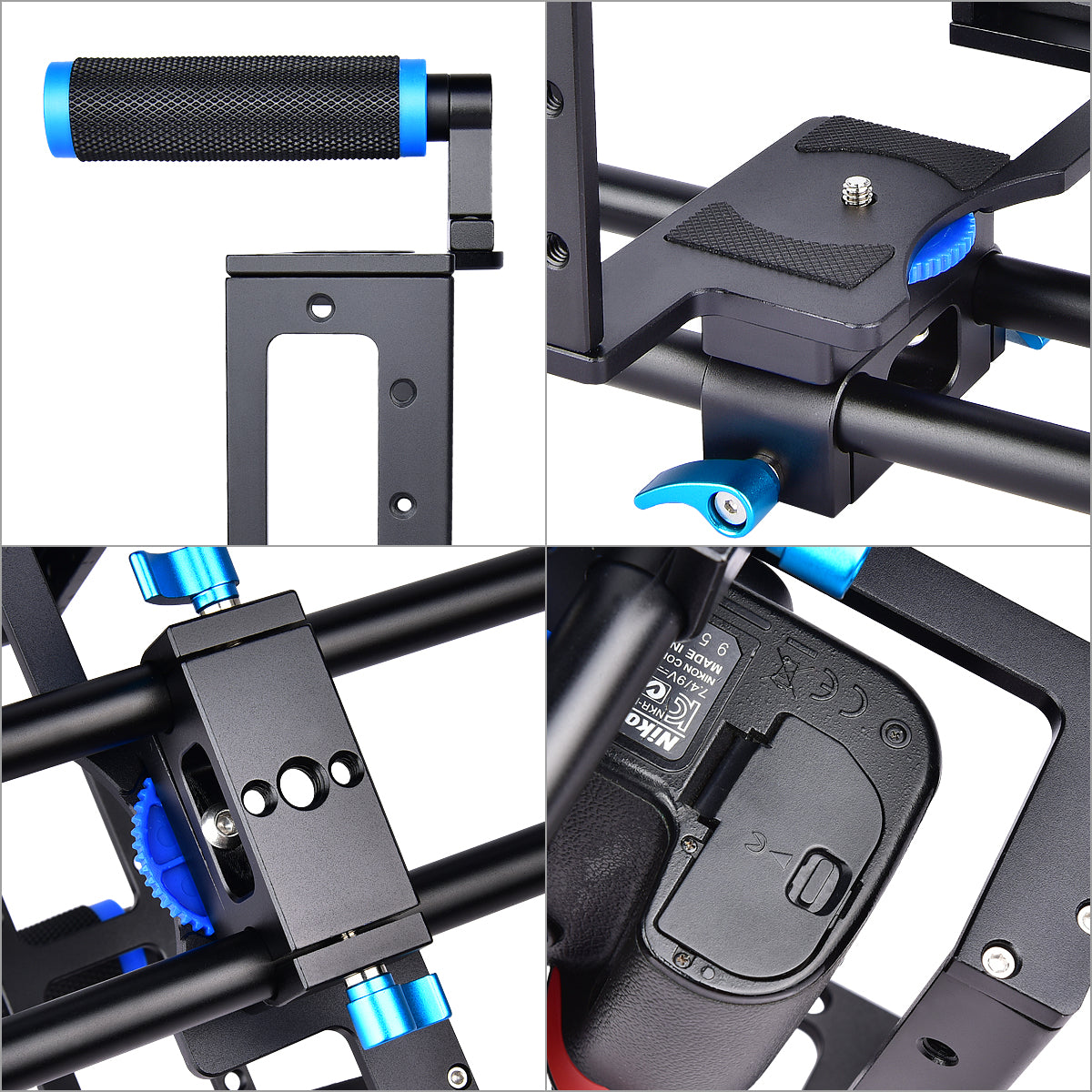Yelangu C1 Camera Cage for Most Canon Nikon Sony Panasonic Dslr Camera and Mirrorless
