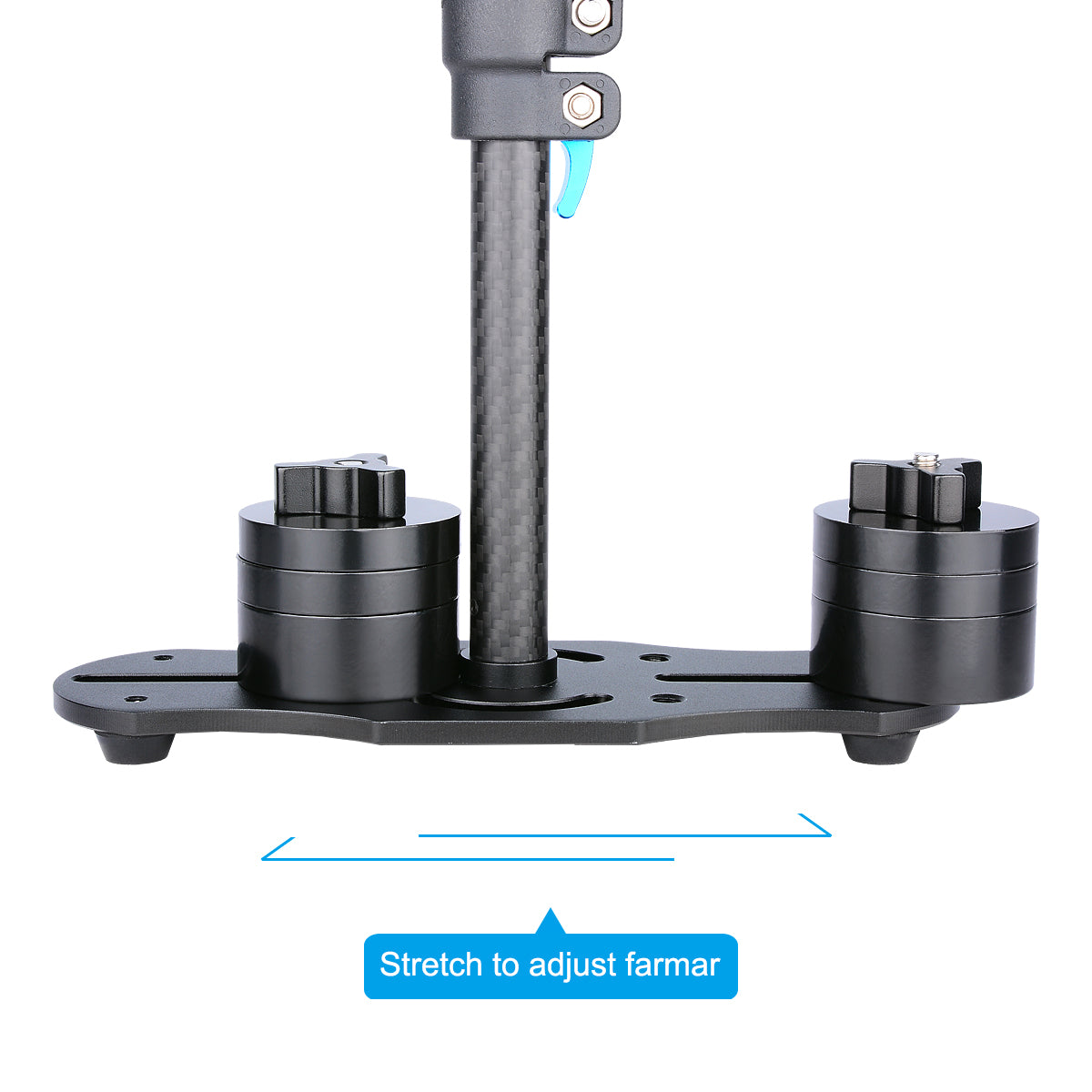 YELANGU S60T DSLR Carbon Fiber Handheld Camera Stabilizer DSLR Cameras Weight 1-3kgs/2.2-6.6lbs