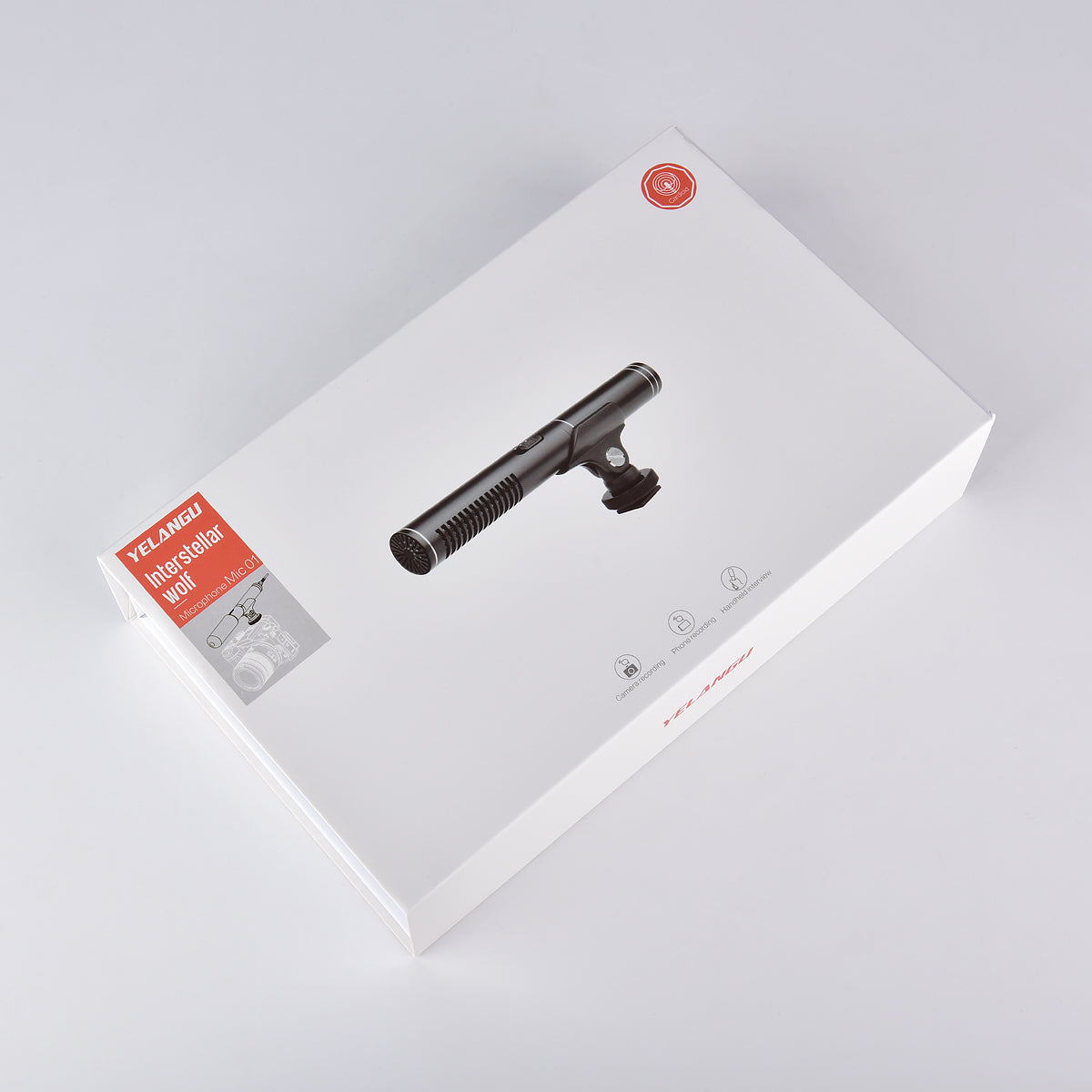Yelangu Mic01 Camera Video Microphone Cardioid and Omnidirectional with TRS-to-TRRS Cable