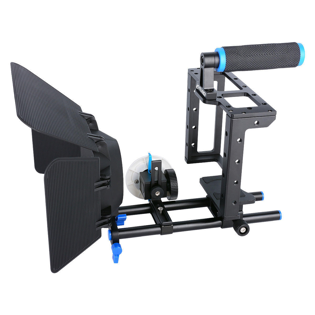Yelangu C100 Universal Camera cage with follow focus and matte box for dslr mirrorless