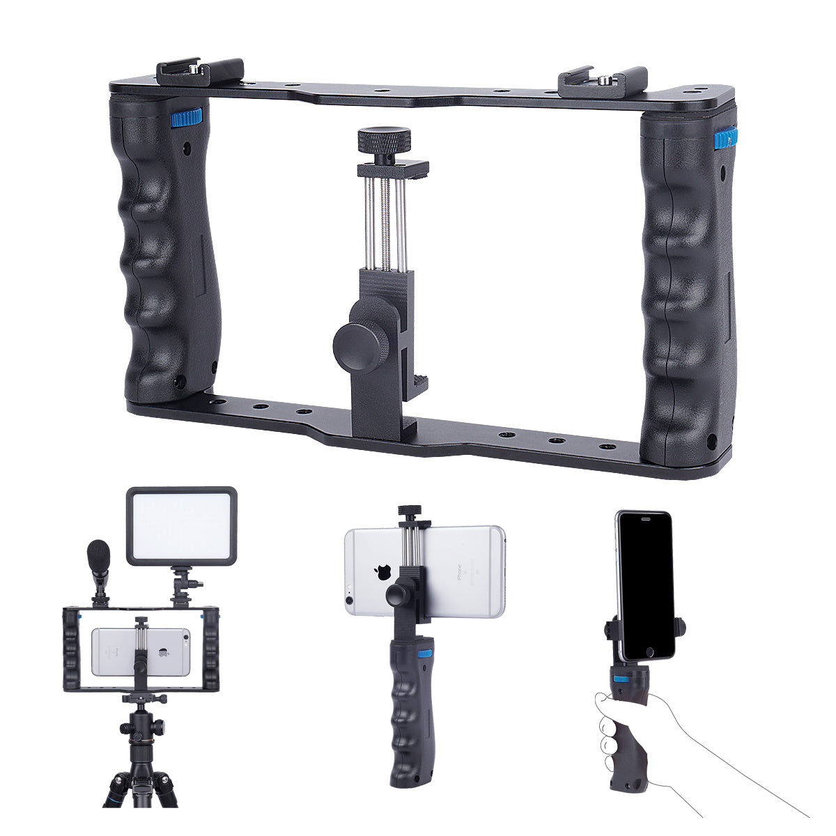 YELANGU PC01 Aluminum Smartphone Video Rig Vlogging for Mobile Phone Videographer