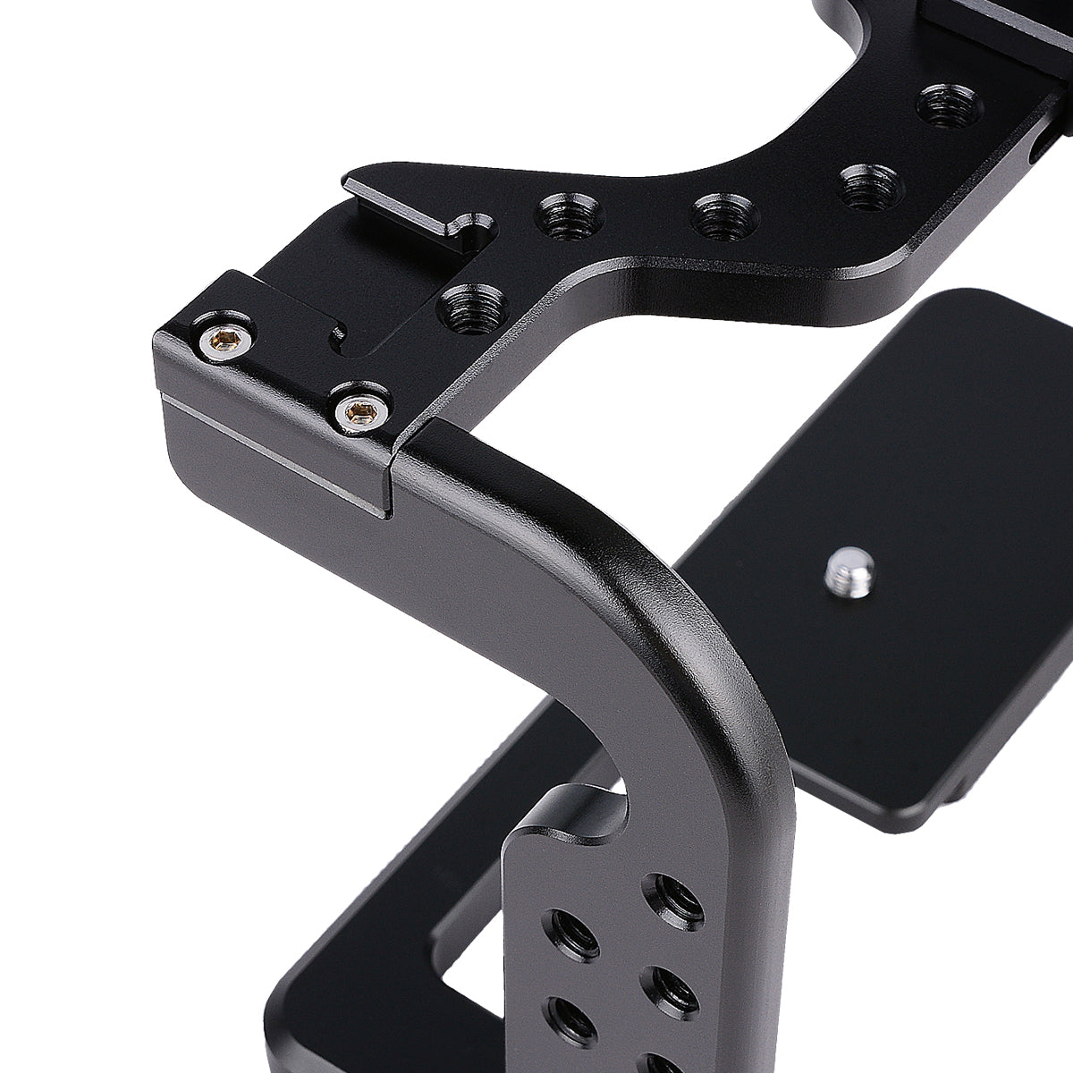 Yelangu C7 GH4/5 Cage Kit for Panasonic Lumix withTop Handgrip, Cage and Dual Rod Baseplate System