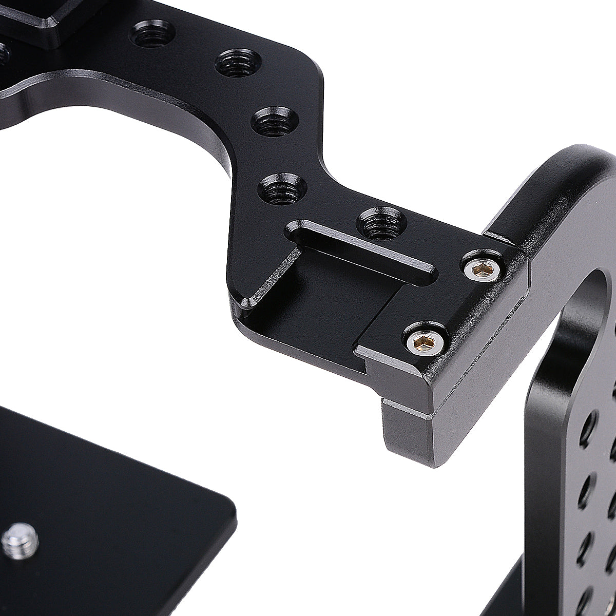 Yelangu C7 GH4/5 Cage Kit for Panasonic Lumix withTop Handgrip, Cage and Dual Rod Baseplate System