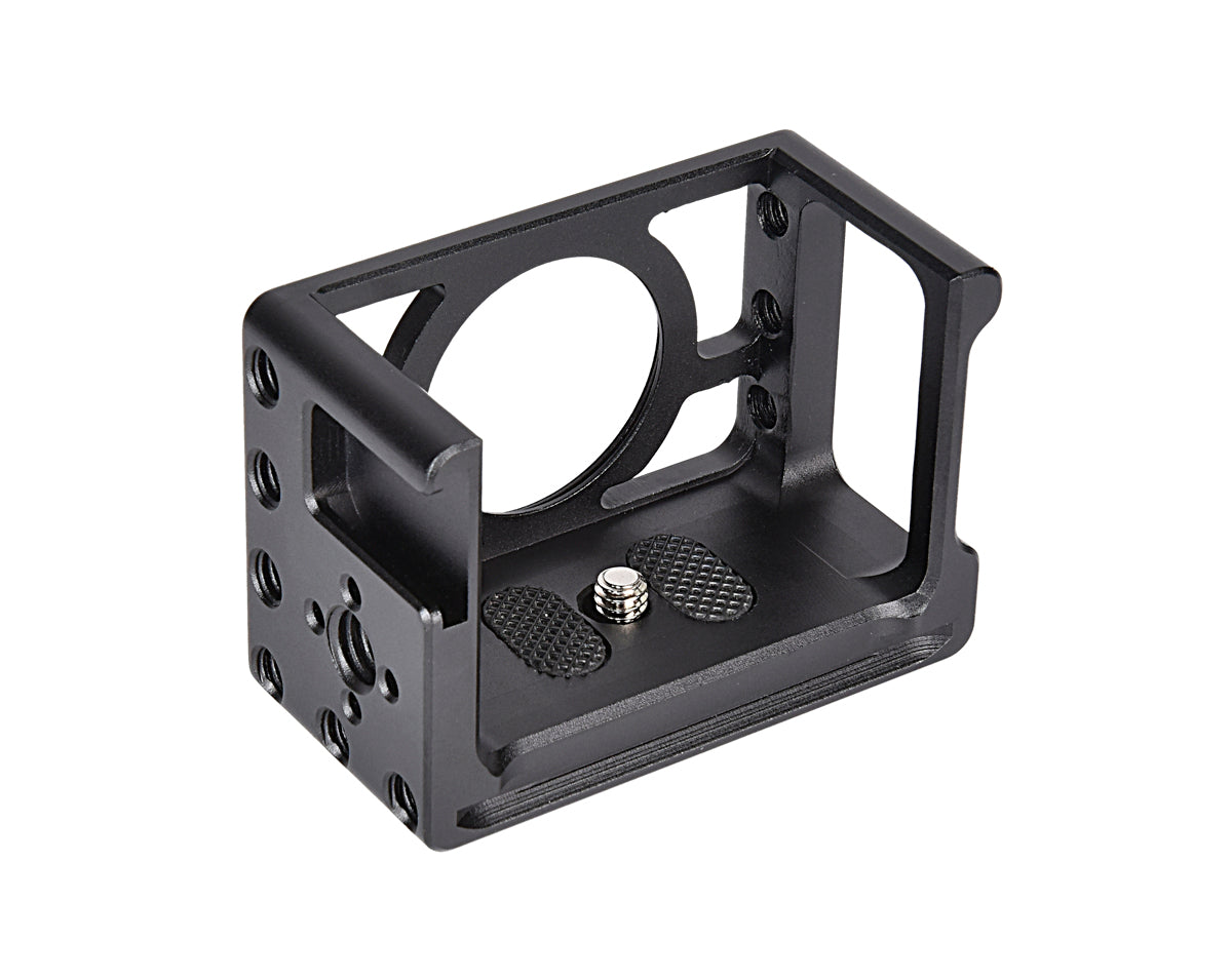 Yelangu C10 Metal Cage for Sony RX0 II/RX0 with Cold Shoe Quick Release Fixation 1/4" Tripod Mount