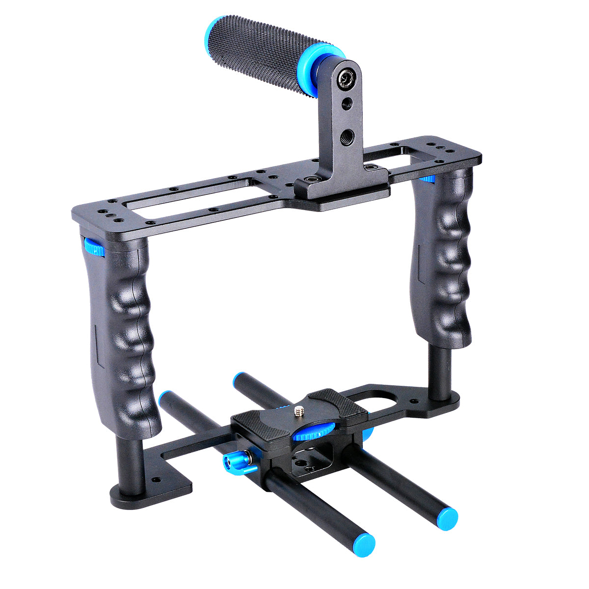 Yelangu C2 Aluminum Alloy Camera Video Cage Film Movie Making Kit Top Handle and Grip Handle