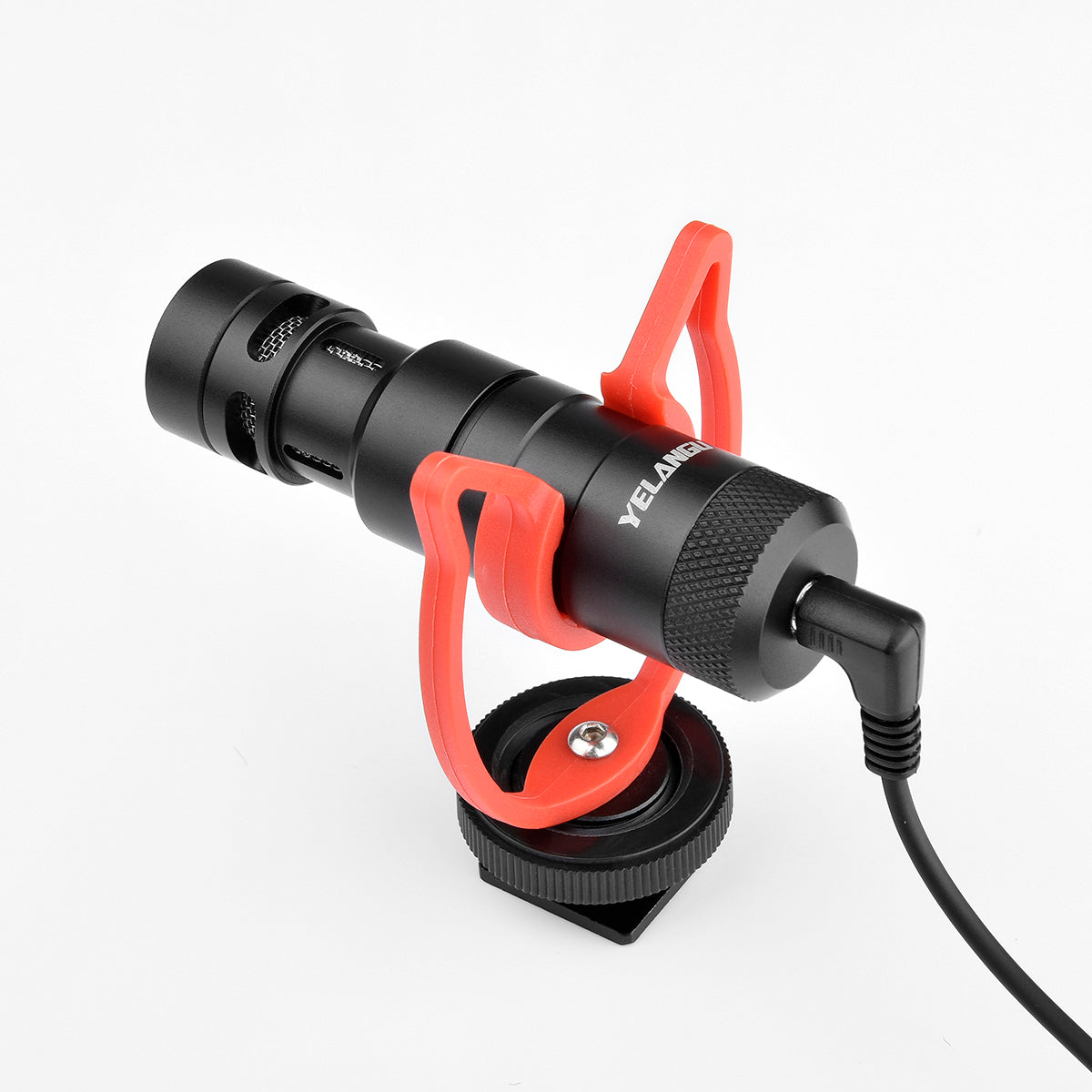 Yelangu Mic 10 Video Microphone with Shock Mount, Windscreen, Case for Smartphones and camera