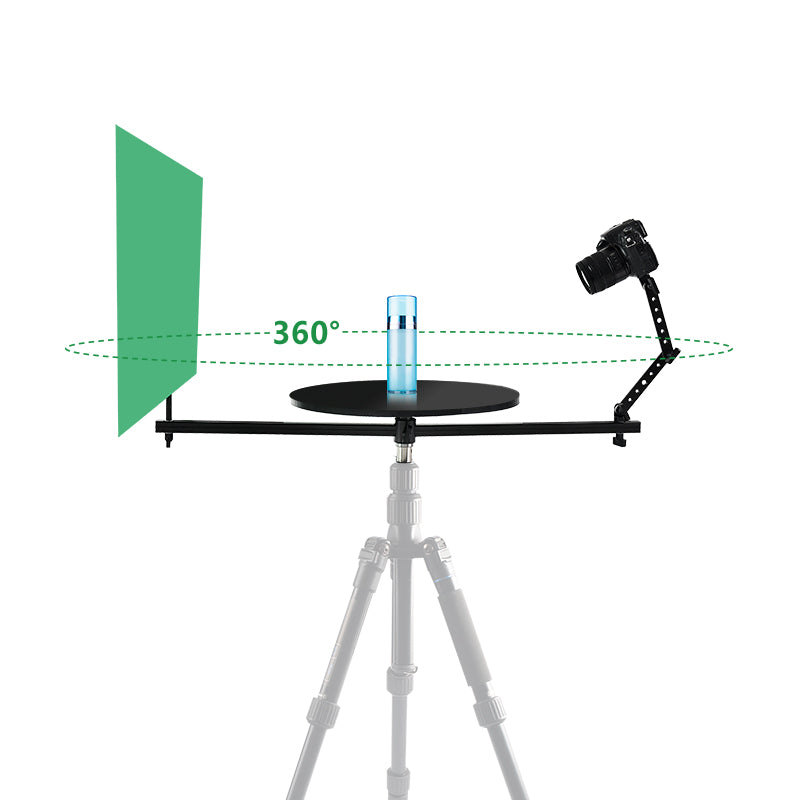 Yelangu R2 360 Degree 3D Rotating Camera Slider, Professional 360° Panoramic Rotating Photography Booth, for Product Shooting, Photography, Video