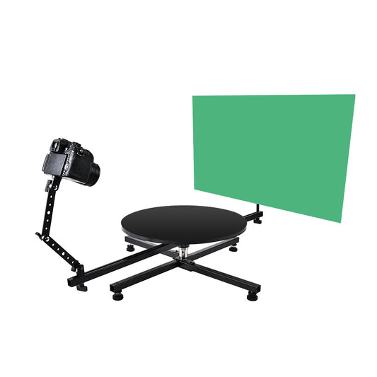 Yelangu R2 360 Degree 3D Rotating Camera Slider, Professional 360° Panoramic Rotating Photography Booth, for Product Shooting, Photography, Video