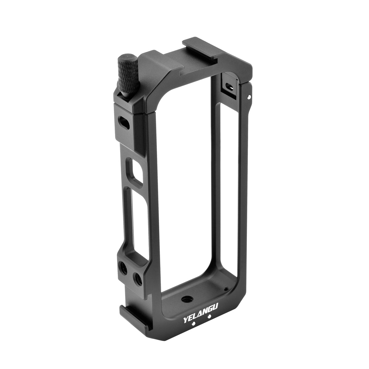 YELANGU Metal Protective Cage Case for Insta360 X3 Frame Rig with Cold Shoe Mount for Insta 360 X3 Action Camera Accessories