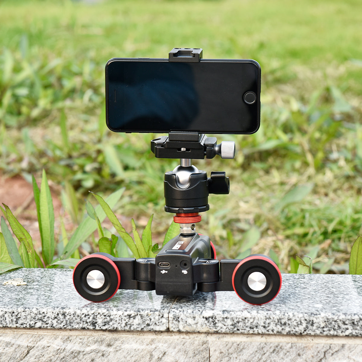 YELANGU L5 Motorized Camera Slider Automatic Video Dolly Car Rail Systems for DSLR Camera Sony iPhone with App Control