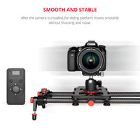 YELANGU L80RC Professional Motozied Video Camera Slider Carbon Fiber Track Rail with Time Lapse Wireless Control