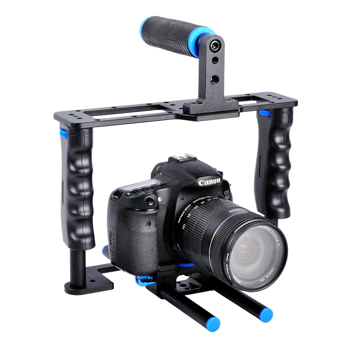 Yelangu C2 Aluminum Alloy Camera Video Cage Film Movie Making Kit Top Handle and Grip Handle