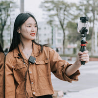 YELANGU MX5 Portable Wireless Microphone Lavalier Interview Recording for Mobilephone  DSLR Camera iPhone Xiaomi
