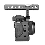 Yelangu C14 Camera Cage for Canon EOS M50 and M5 with Integrated Grip and Quick Release NATO Rail