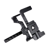 Yelangu C7 GH4/5 Cage Kit for Panasonic Lumix withTop Handgrip,  Cage and Dual Rod Baseplate System
