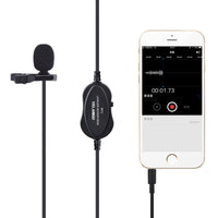 Yelangu MY2 lavalier Lapel Microphone Universal for Smartphone and Camera